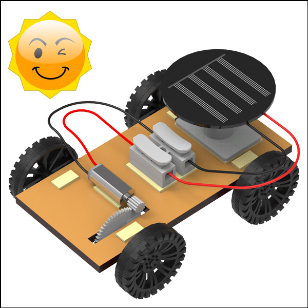 DIY 나무 태양광 자동차