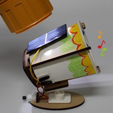 DIY 태양광 각도조절 멜로디스피커(1인용포장)