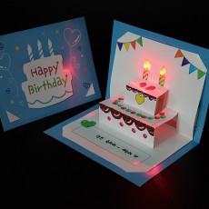 SA LED 입체 생일카드(5인세트)