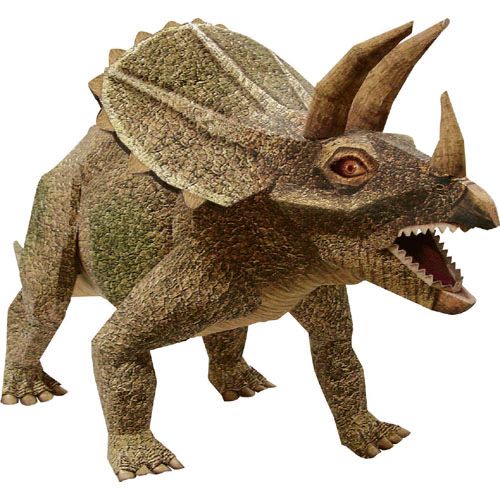 트리케라톱스(세 뿔 달린 공룡)