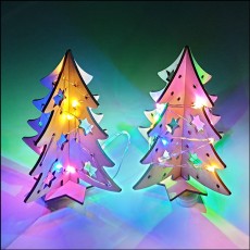 DIY 무지개 LED 나무 조명등(크리스마스트리)