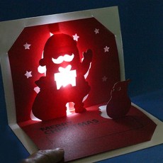 SA 크리스마스 LED입체카드(5인세트)