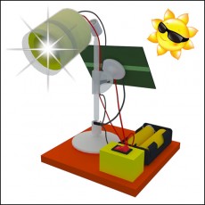 뉴 LED 태양광 탁상용 등 만들기(충전용 건전지 별도 구매)