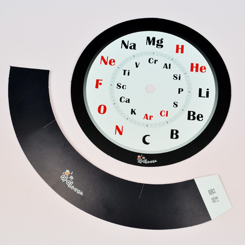 원소주기율표 시계 5명 set(업그레이드버젼)